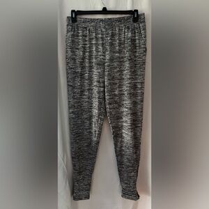 Cougar Sport Men’s XL Gray Marled‎ Jogger Pants Elastic Waist with inside tie